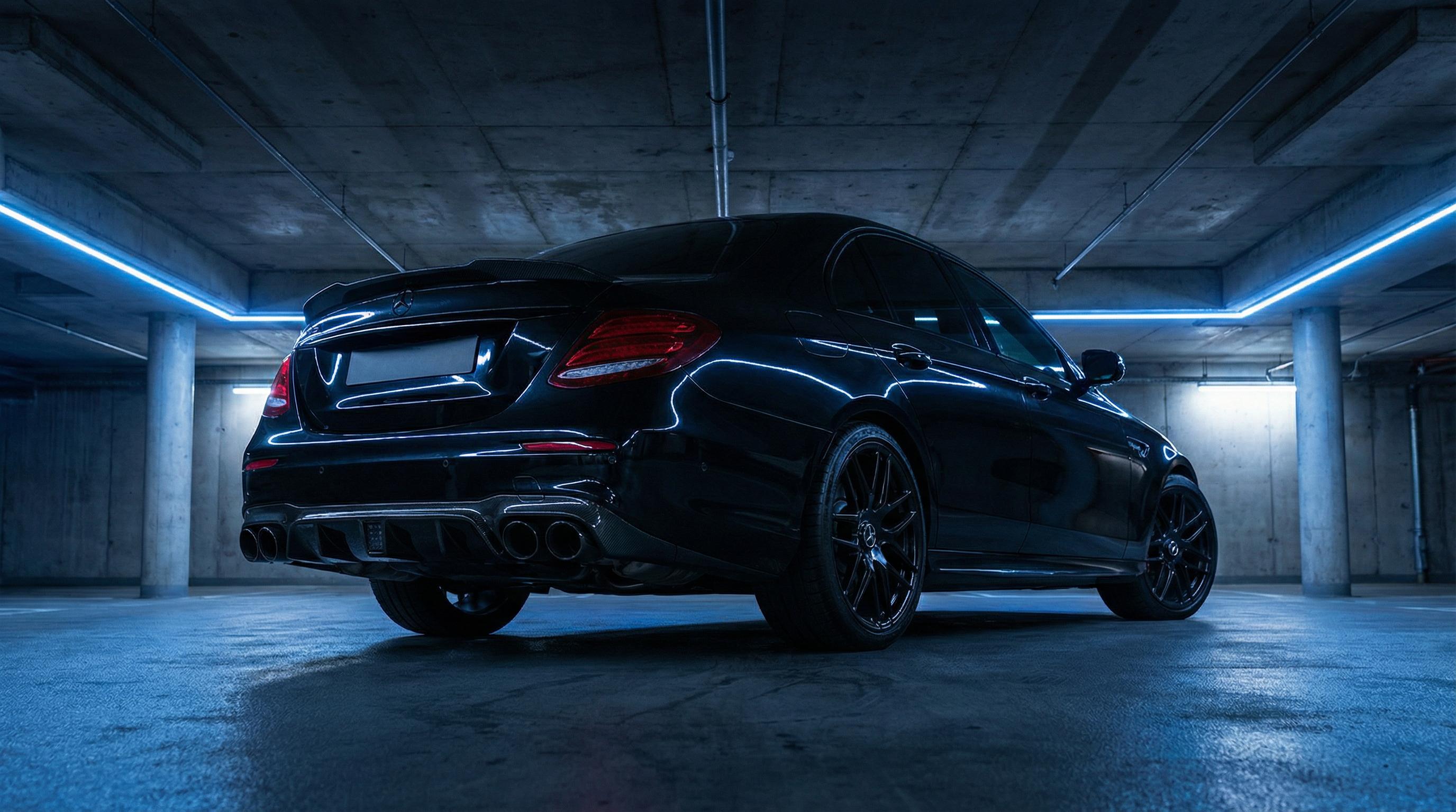 小马拉大车暗夜黑性能轿车排气改装视频